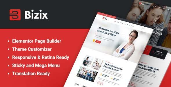 Bizix - Corporate and Business WordPress Theme TFx