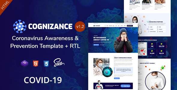 Cognizance - Coronavirus Awareness amp Prevention Template TFx