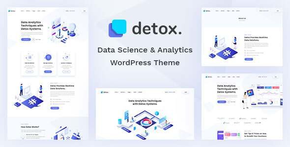 Detox - Data Science amp Analytics WordPress Theme TFx