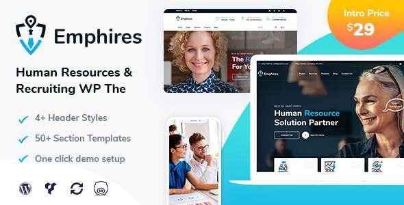 Emphires - Human Resources amp Recruiting Theme TFx