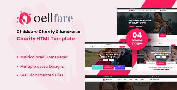 Oellfare - Charity HTML Template TFx SiteTemplates