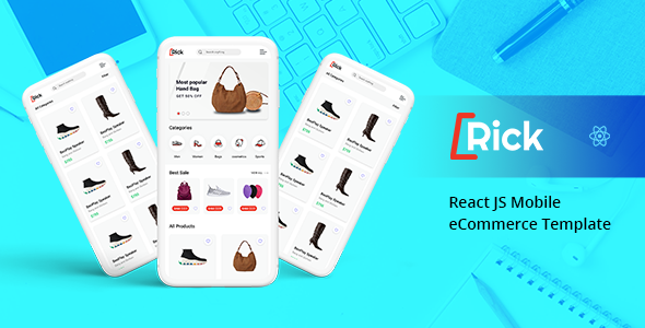Rick  React JS Mobile eCommerce Template TFx