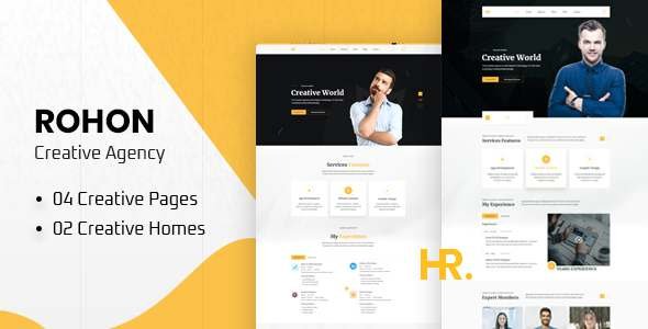 Rohon - Personal Portfolio PSD Template TFx