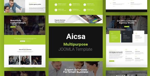 Aicsa - Responsive Multipurpose Joomla Website Template TFx