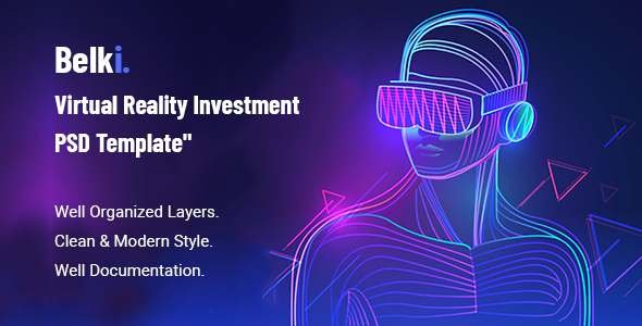 Belki - Virtual Reality Investment PSD Template TFx