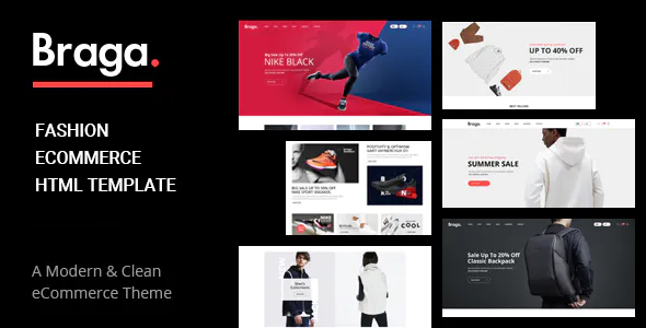 Braga - Fashion eCommerce HTML Template TFx