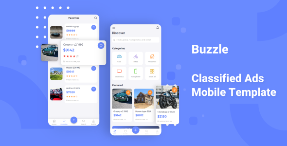 Buzzle - Classifed Ads Mobile Template TFx