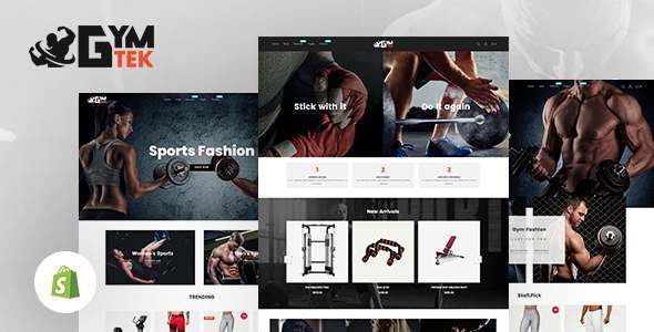 Gymtek - Sports Clothing amp Fitness Equipment Shopify Theme TFx