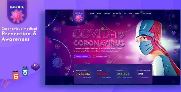 Kapoha - Corona virus Medical Prevention Template TFx