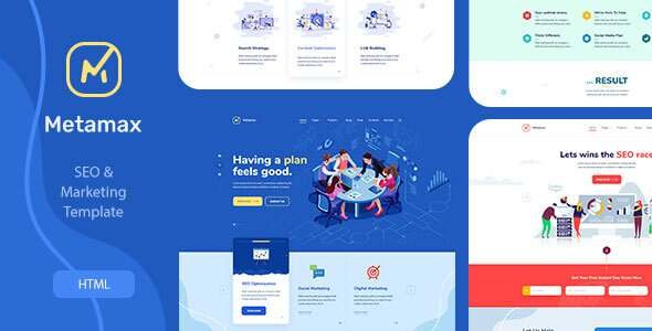 MetaMax - SEO and Marketing HTML Template TFx