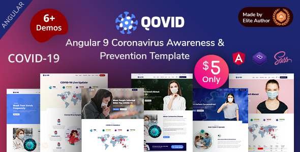 Qovid - Angular 9 COVID-19 Medical Prevention TFx
