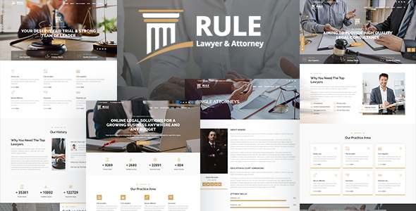 Rule - Lawyer amp Attorney HTML Template TFx