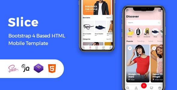 Slice - Mobile eCommerce HTML Template TFx