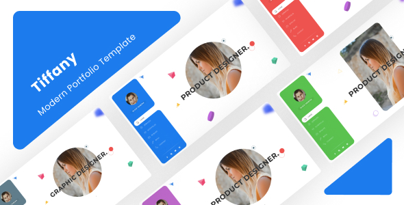 Tiffany - Modern Portfolio Template TFx