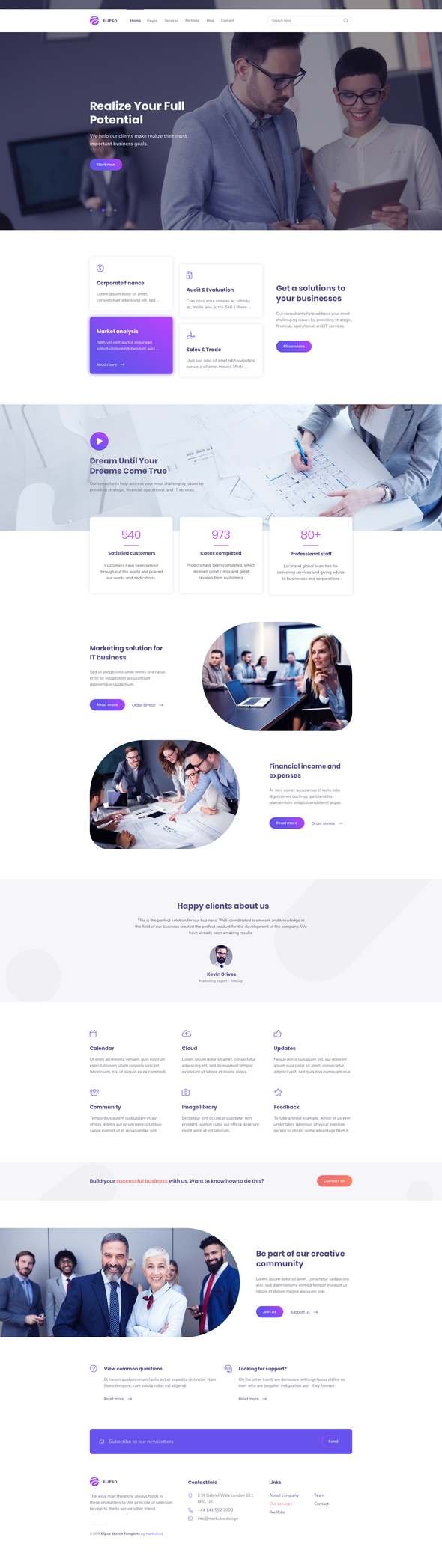 Elipso  Digital Agency Elementor Template Kit TFx