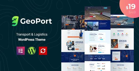 Geoport - Transport amp Logistics WordPress Theme TFx