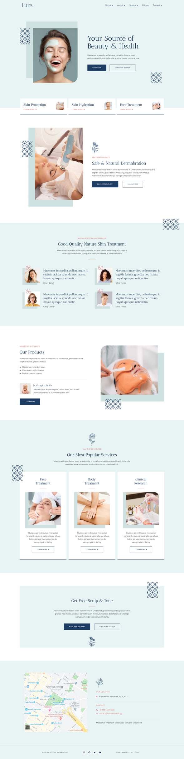 Lure - Modern Dermatology Template Kit TFx