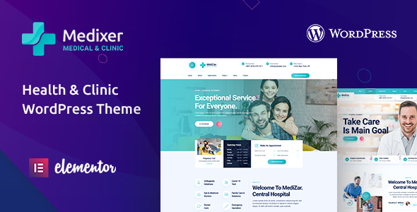 Medixer  Health amp Clinic WordPress Theme TFx