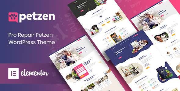 Petzen - Pet Care Center WordPress Theme TFx