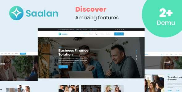 Saalan- creative multipurpose PSD Template TFx