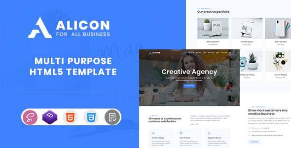 Alicon - Multi Purpose HTML5 Template TFx