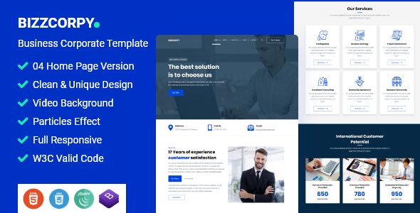 BizzCorpy - Business Corporate Template TFx