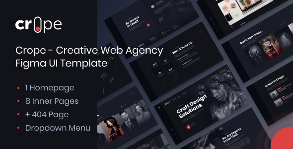 Crope - Creative Web Agency HTML Template TFx