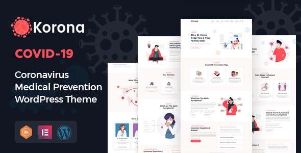 Korona - Medical Prevention WordPress Theme TFx