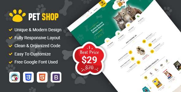 PetShop - Beautiful Responsive Prestashop 17 Theme TFx