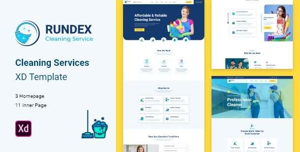 Rundex - Cleaning Company XD Template TFx