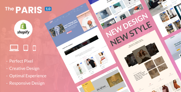 The Paris - Multipurpose Shopify Theme TFx