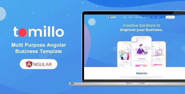 Tomillo - Bootstrap 4 Angular Multi Purpose Multi Pages Template TFx