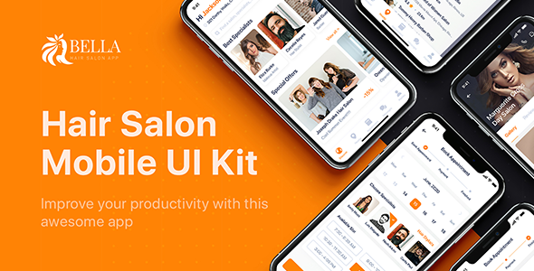 Bella - Hair Salon UI Kit for Adobe XD TFx