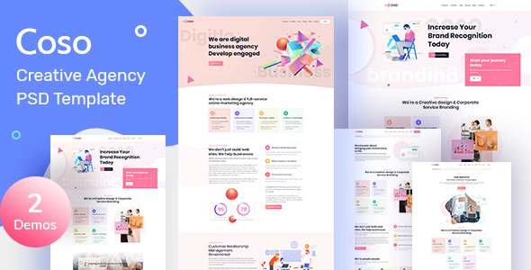 Coso  Creative Agency PSD Template TFx