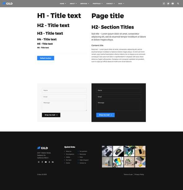 Gild - Agency Template Kit TFx