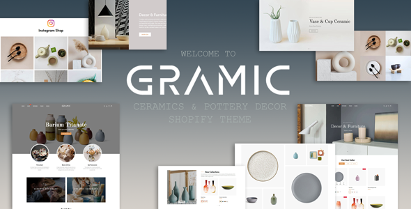 Gramic - Ceramics amp Pottery Decor Shopify Theme TFx