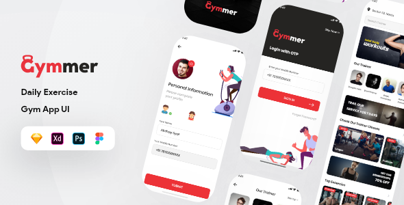 Gymmer - Gym UI Kit TFx