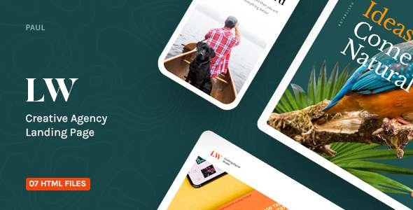 Lewis - Creative Agency Landing Page TFx