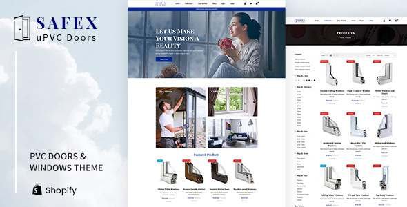 Safex - PVC Doors amp Windows Shopify Theme TFx