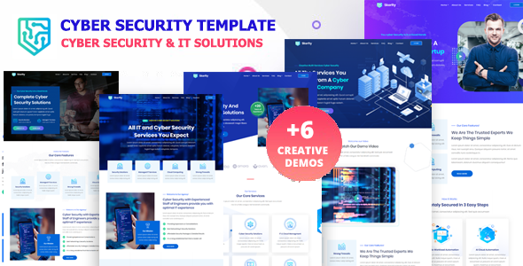 Skerlty - Cyber Security Company HTML Template TFx