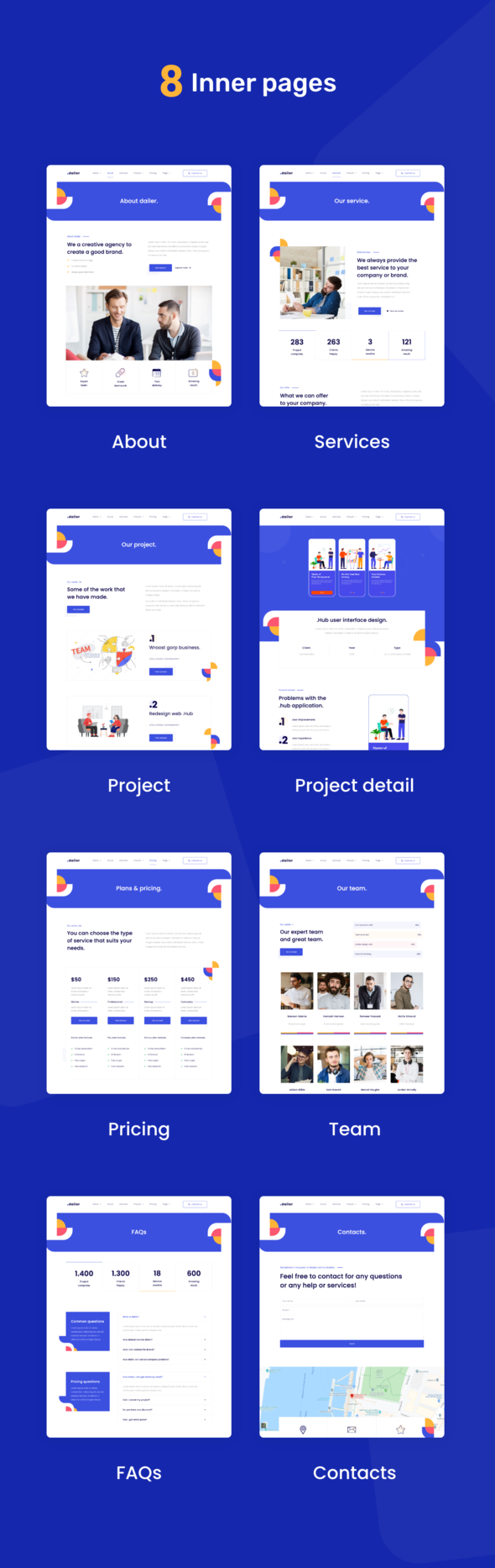 Dailer - Startup Elementor Template Kit TFx