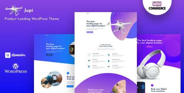 Jupi - Product Landing WordPress Theme TFx