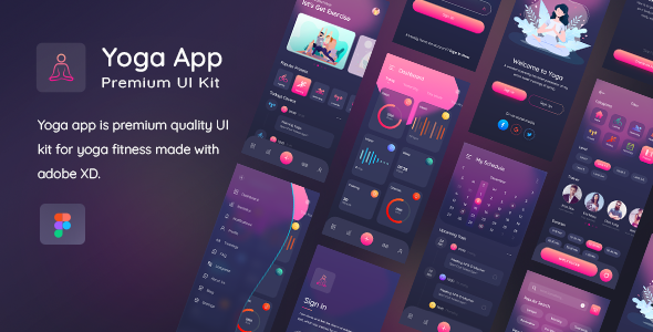 Yogaa App Premium UI Kit For Figma TFx