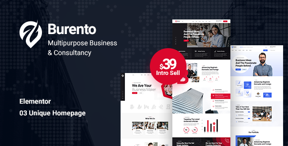 Burento - Multipurpose Business WordPress Theme TFx