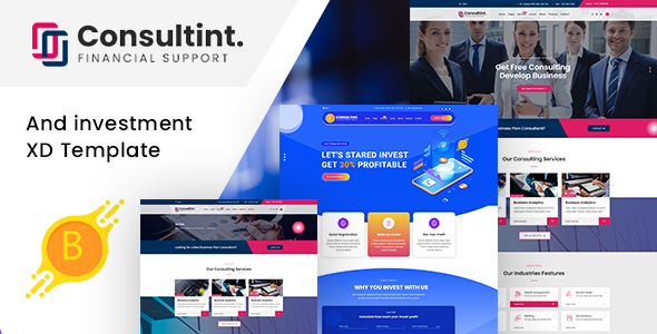 Consultint - Business amp Investment Multipurpose XD Template TFx