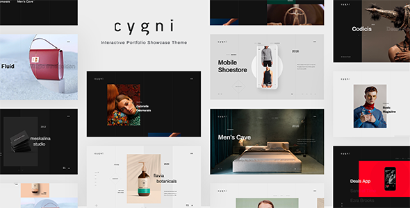 Cygni - Interactive Portfolio Showcase WordPress Theme TFx