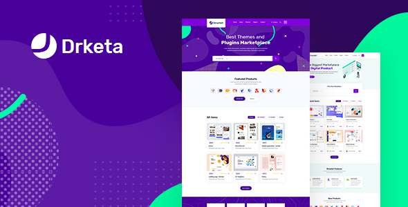 Drketa - Digital Marketplace HTML Template TFx