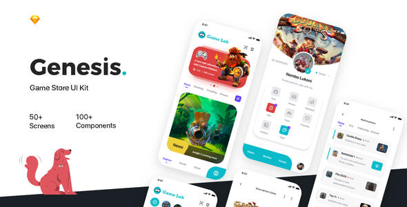 Genesis - Game Store UI Kit TFx
