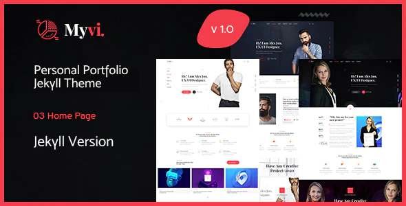 Myvi  Personal Portfolio Jekyll Theme TFx