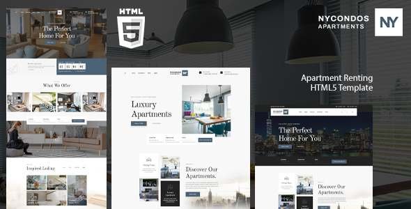 Nycondos - Apartments Rental HTML 5 Template TFx
